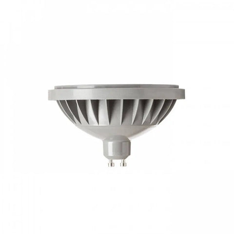 LED ES111 GU10 12W 4000K, harmaa valonlähde, optimoitu tarkkaan valaistukseen.