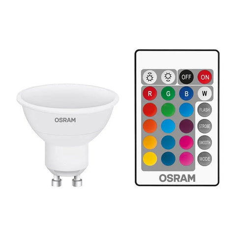 PARATHOM RGBW GU10 PAR16 Polttimo, LED 4.5W, 250 lm - Nordic Lumen