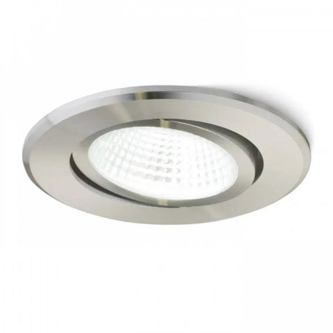 MIRO-upotettu LED-valaisin sivulta, esillä valaisimen rungon yksityiskohdat.