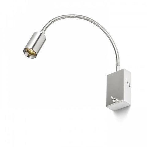 VERSA LED-kohdevalaisin sivusta kuvattuna, valkoinen tausta