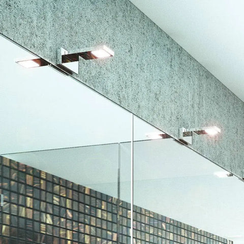 PARAGNA Seinävalaisin – Kromi, LED 5.7W, IP44 - Nordic Lumen