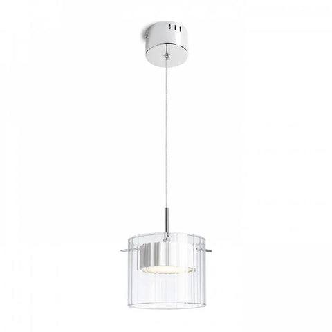 ESTRA I riippuvalaisin valkoinen kirkas lasi LED 5W 3000K - Nordic Lumen