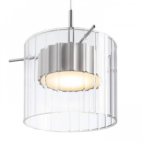 ESTRA I riippuvalaisin valkoinen kirkas lasi LED 5W 3000K - Nordic Lumen