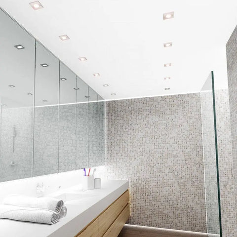 SPLASH SQ – kosteantilan upotettava valaisin IP65 - Nordic Lumen