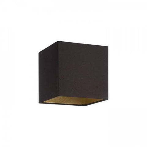 TEMPO 15/15 varjostin Polycotton musta/valkoinen PVC max. 28W - Nordic Lumen