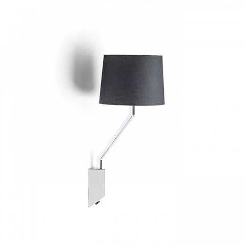 SHARP seinävalaisin – tekstiilivarjostin, E27-kanta - Nordic Lumen