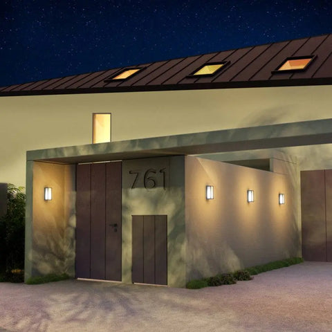 DURANT seinävalaisin tummanharmaa 230V LED E27 15W IP54 - Nordic Lumen