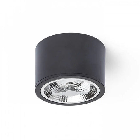 Musta KELLY LED kattovalaisin, pinta-asennettu, energiatehokas LED-valo moderniin sisustukseen.