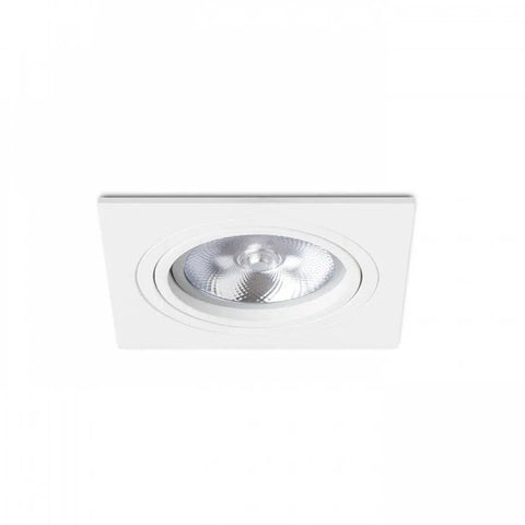 PASADENA G53 SQ I Upotettava Valaisin – Valkoinen/Musta, LED G53 15W - Nordic Lumen