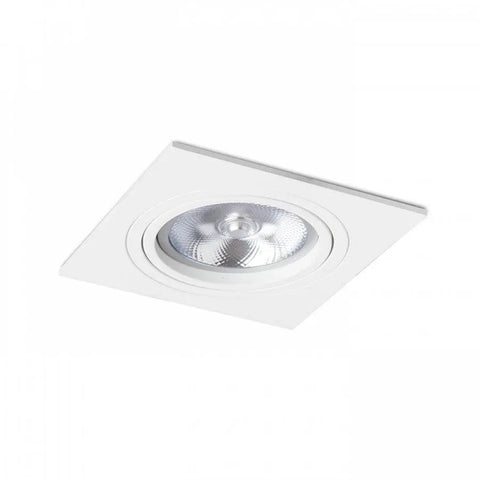 PASADENA G53 SQ I Upotettava Valaisin – Valkoinen/Musta, LED G53 15W - Nordic Lumen
