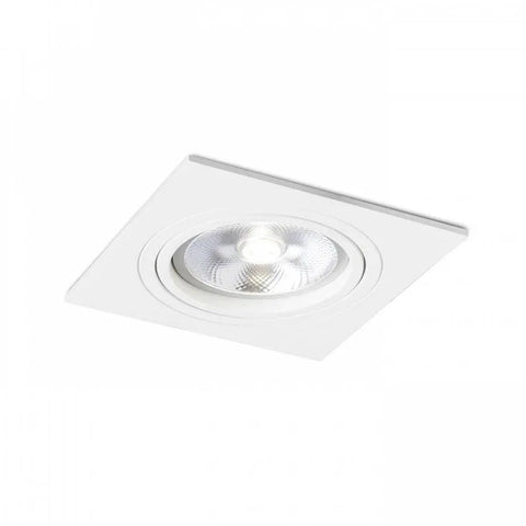 PASADENA G53 SQ I Upotettava Valaisin – Valkoinen/Musta, LED G53 15W - Nordic Lumen