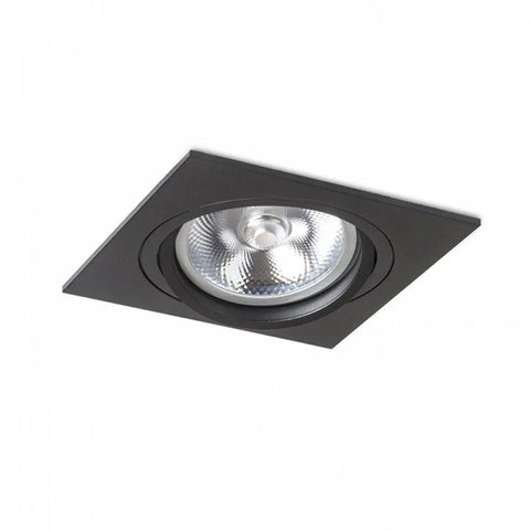 PASADENA G53 SQ I Upotettava Valaisin – Valkoinen/Musta, LED G53 15W - Nordic Lumen