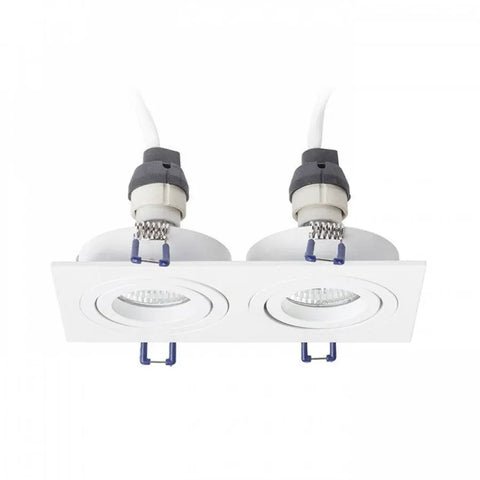 PASADENA GU10 SQ II upotettava kallistettava valaisin, GU10 LED 7W - Nordic Lumen