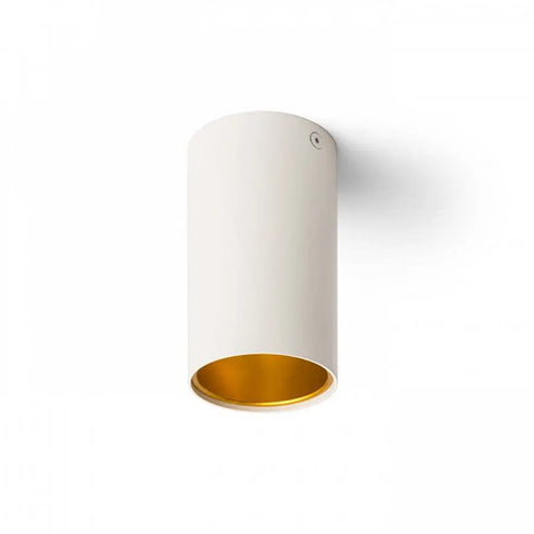 TUBA pinta-asennettava kattovalaisin, GU10, valkoinen/kultainen - Nordic Lumen