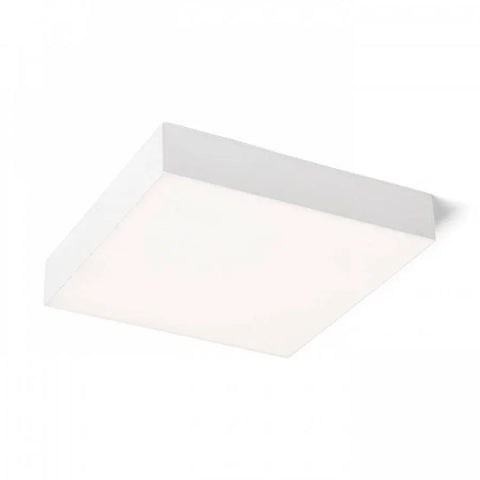 Valkoinen neliönmuotoinen LARISA SQ 30 LED-valaisin, täydellinen kodin valaistukseen.