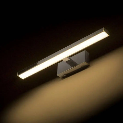 PANON LONG Seinävalaisin – Kromi, LED 12W, IP44 - Nordic Lumen
