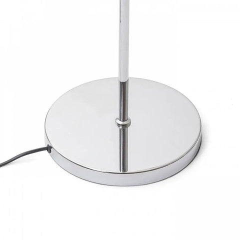 PRAGMA FLOOR lattiavalaisin, musta/kromi, E27 - Nordic Lumen