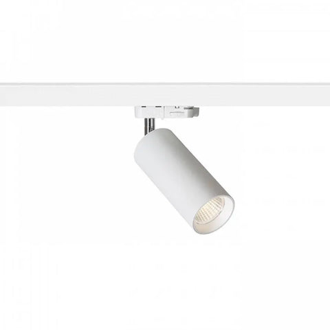 MAVRO valkoinen himmennettävä LED-kohdevalaisin 3-vaihekiskoon, 12W, 3000K