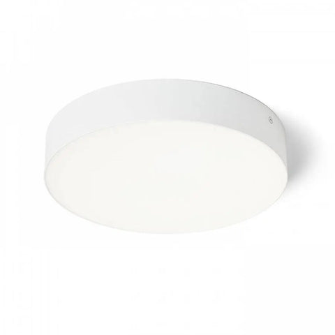 LARISA R 30 valkoinen LED kattovalaisin – moderni ja minimalistinen valaisin sisätiloihin.