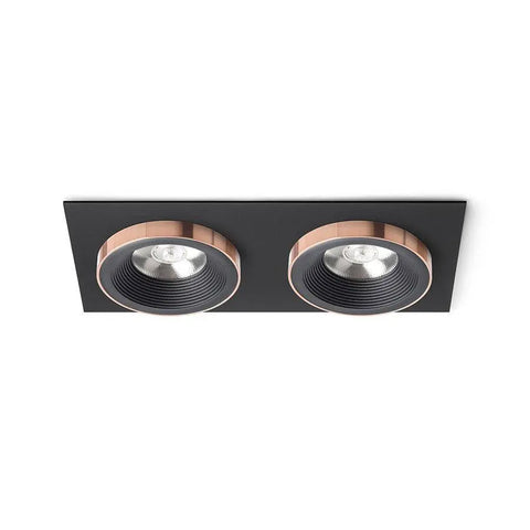 SHARM SQ II upotettava LED-valaisin – tehokas ja tyylikäs 2x10W - Nordic Lumen