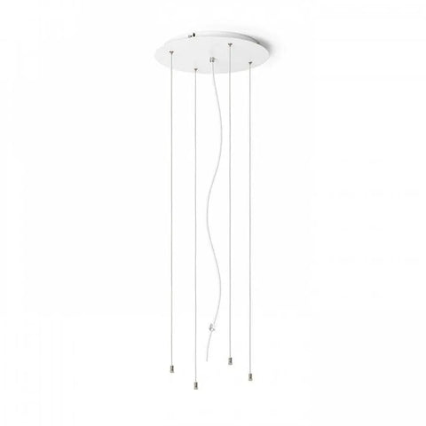 MEZZO 80 ripustussetti, valkoinen, säädettävä 120 cm ripustuskorkeus, moderni ja huomaamaton design.