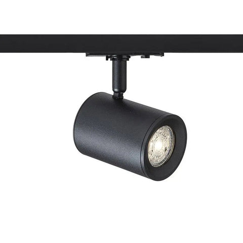 Musta CADENZA kiskovalaisin, LED GU10 10W, himmennettävä ja moderni valaistusratkaisu.