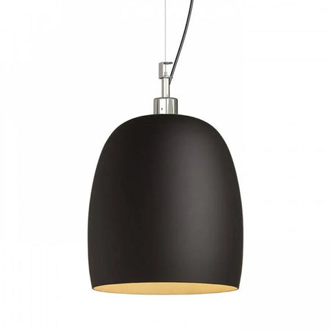 Riippuvalaisin COROA NEW 28 musta/kromi, minimalistinen design
