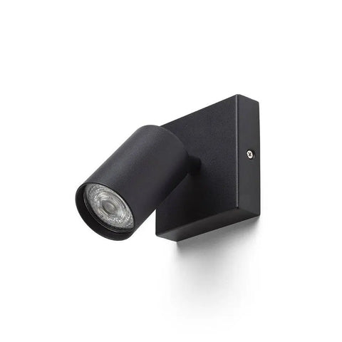 DUDE SQ pinta-asennettava LED-valonheitin musta – Musta DUDE SQ LED-valonheitin, moderni ja tyylikäs valaistusratkaisu erilaisiin tiloihin.
