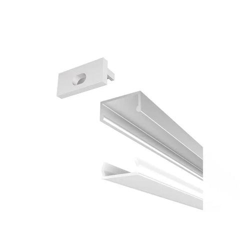 LED-profiili G kiinnikkeet ja asennustarvikkeet, helppo asentaa.