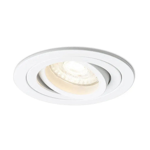 PASADENA GU10 upotettava kallistettava valaisin, harjattu alumiini, GU10 LED 7W - Nordic Lumen