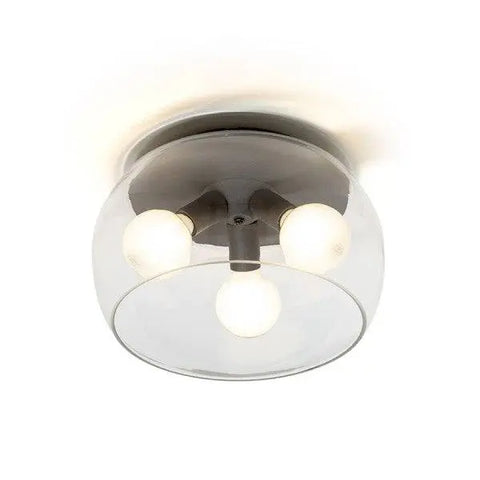 AMANDA katto kirkas lasi 230V LED E27 3x15W - Nordic Lumen