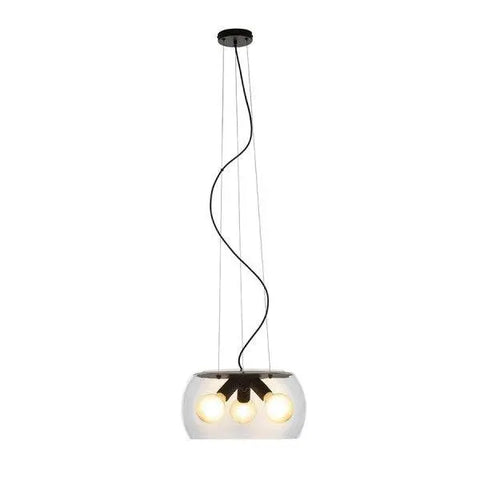 AMANDA riippuvalaisin kirkas lasi 230V LED E27 3x15W - Nordic Lumen