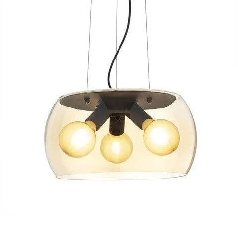 AMANDA riippuvalaisin kirkas lasi 230V LED E27 3x15W - Nordic Lumen
