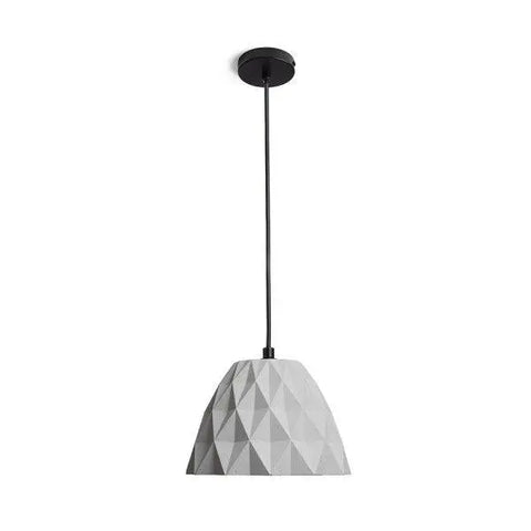 NAPLES riippuvalaisin betonista, kuvioitu pinta, moderni muotoilu, sopii LED E27 7W -lampuille.