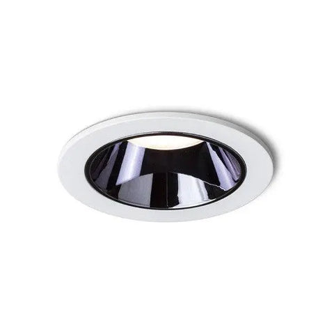 ANSEL upotettava LED-valaisin, valkoinen kehys, valkoinen kromiheijastin, 12W, 3000K