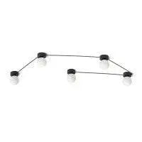 VELA V katto musta opaalilasi 230V LED G9 5x6W - Nordic Lumen