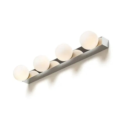 DOMINO IV seinä kromi/opaalilasi 230V LED G9 4x6W IP44 - Nordic Lumen