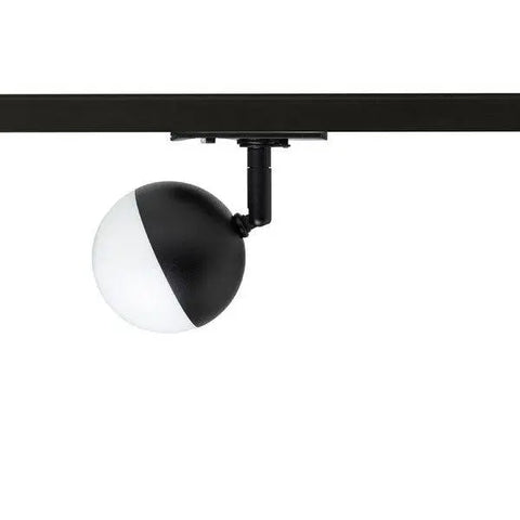 LYRA 1-vaihekiskolle musta valkoinen akryyli 230V LED 5W 3000K - Nordic Lumen