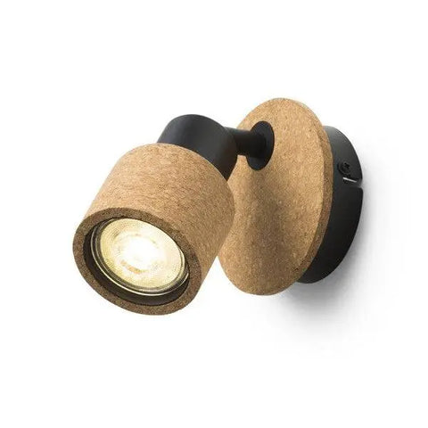 ASTRA seinä korkki/musta 230V LED GU10 4.5W - Nordic Lumen
