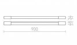 AMENITY 90 Seinävalaisin – Tyylikäs LED, Kromiyksityiskohdat, IP44 - Nordic Lumen