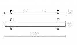 PESANTE 90 upotettava valaisin, LED 40W, 230V, 3000K - Nordic Lumen