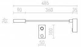 AIM LED-kohdevalaisin – 3W, 180 lm, Hanhenkaula ja Kosketuskatkaisija - Nordic Lumen
