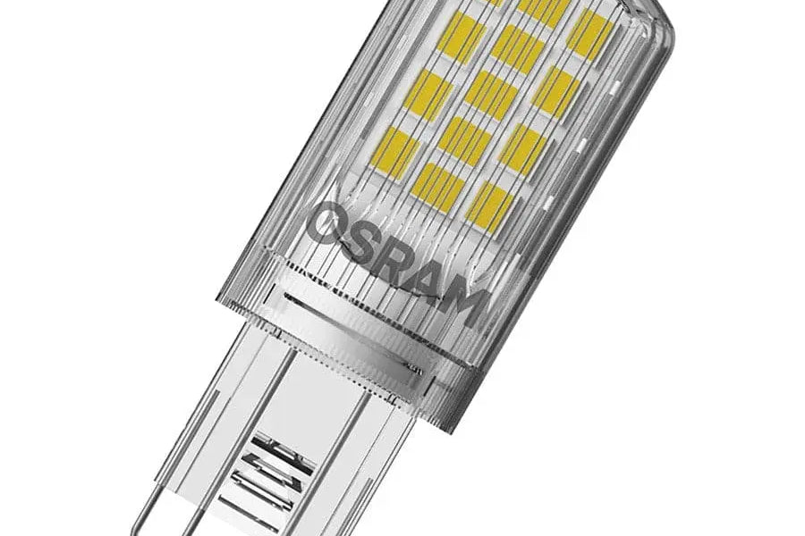 G9-kantainen LED-kapselilamppu lähikuvassa