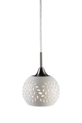 LOHALS Pendant 1L 18cm Steel/White