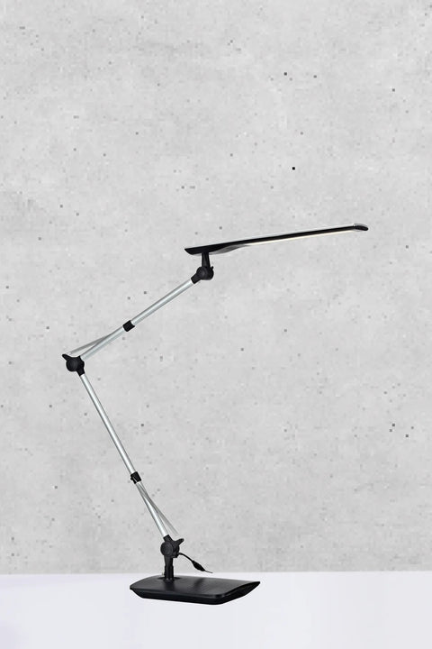 Markslöjd STUDY – LED-pöytävalaisin, hopeanvärinen – tuotekuva