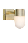 MENTON Wall 1L Brass/Opal IP44