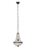 GRÄNSÖ Chandelier 1L Sandy Black/MC