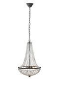 GRÄNSÖ Chandelier 2L  Sandy Black/MC