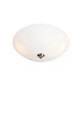 POLAR plafond 3L 43cm Frosted/Steel