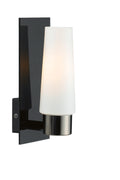 BRASTAD Wall 1L Black/White IP44